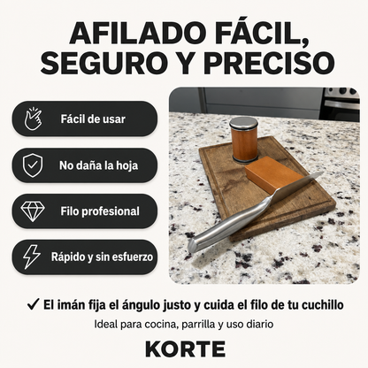 Afilador Magnético de Rodillo: Filo como el primer día en 5 minutos