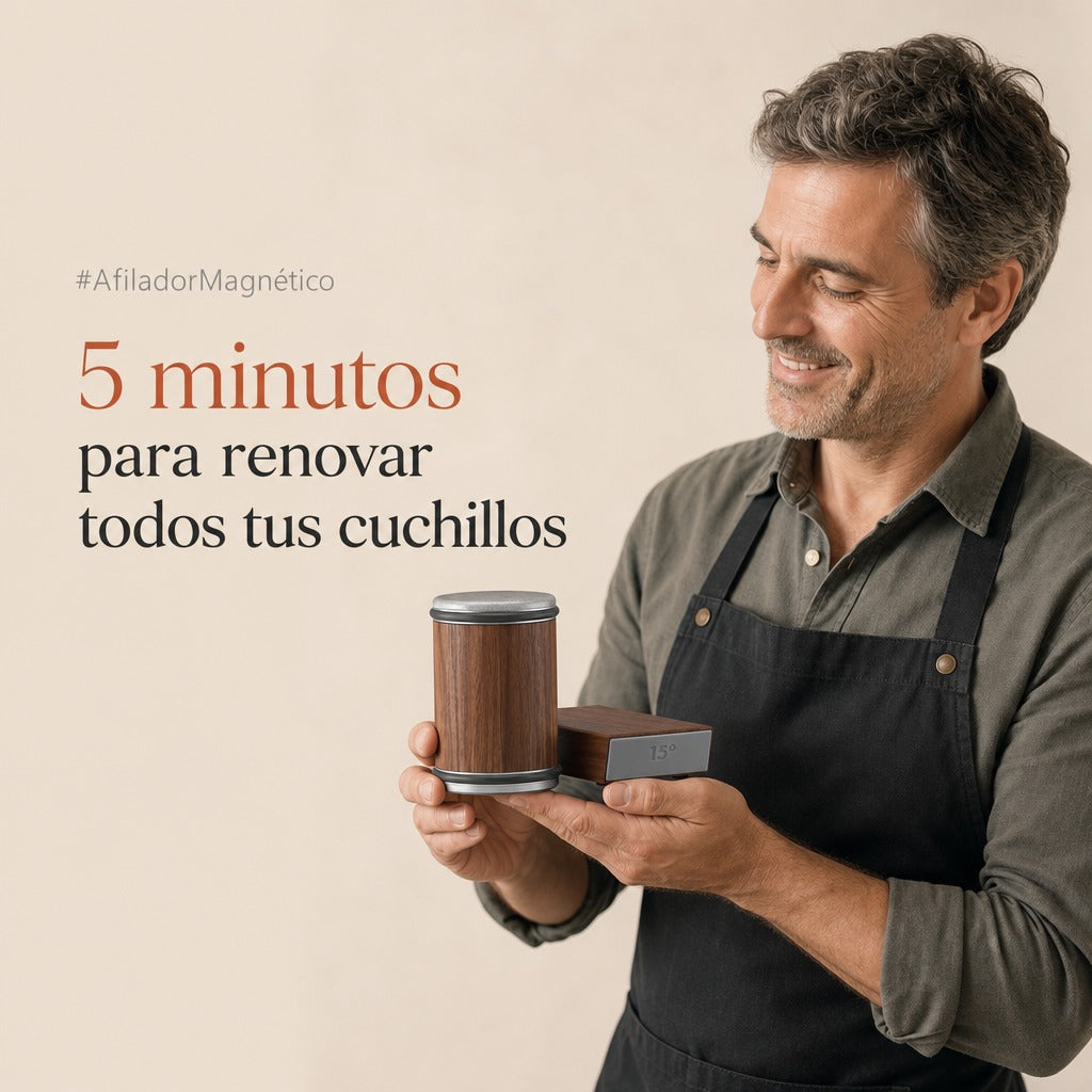 Afilador Magnético de Rodillo: Filo como el primer día en 5 minutos