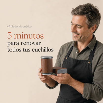 Afilador Magnético de Rodillo: Filo como el primer día en 5 minutos